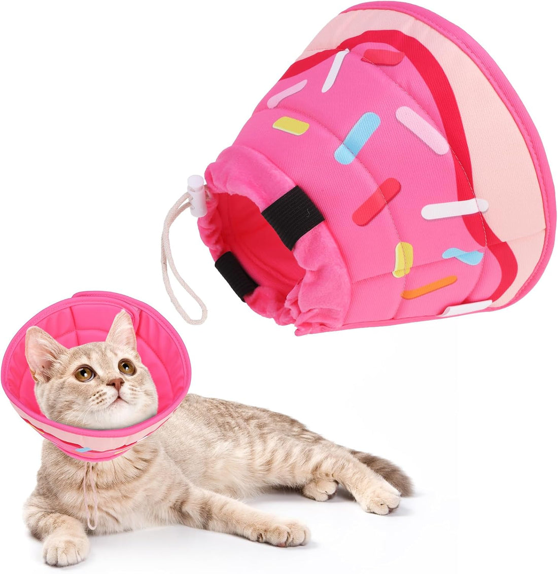 KOOLTAIL Cat Cone Collar Soft, Adjustable Cat Cones to Stop Licking