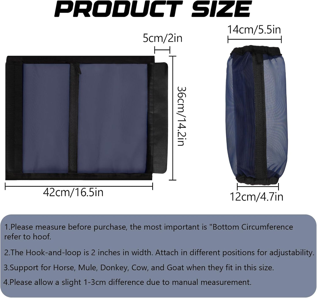 All-Purpose Fine Mesh Horse Fly Boots Breathable Anti-Fly Leggings