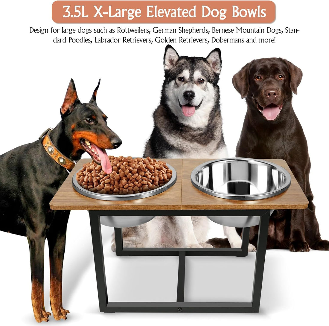 Spacnom Elevated Dog Bowls for Large Dogs