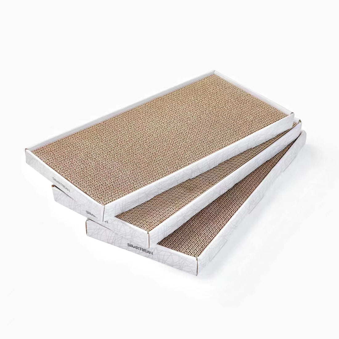 Cardboard Scratcher Pad Scratching Post:Smartbean 3PCS Cat