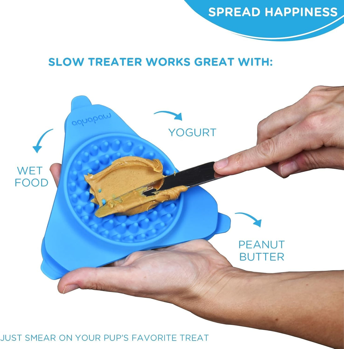 Aquapaw Dog Licking Mat - Suction Slow Feeder & Feeding Mat