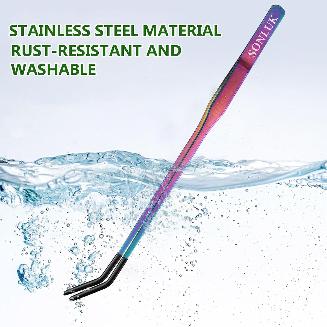 3 Pack Reptile Feeding Tongs&Bowl Set,10.62",Rubber Tips