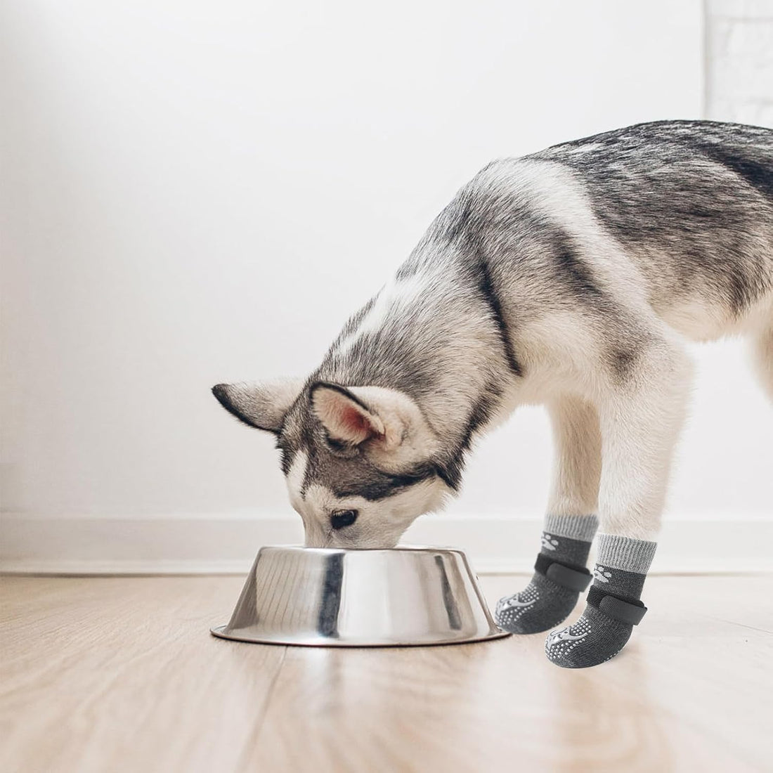 SCENEREAL Anti Slip Dog Sock to Prevent Licking Paws for Hardwood