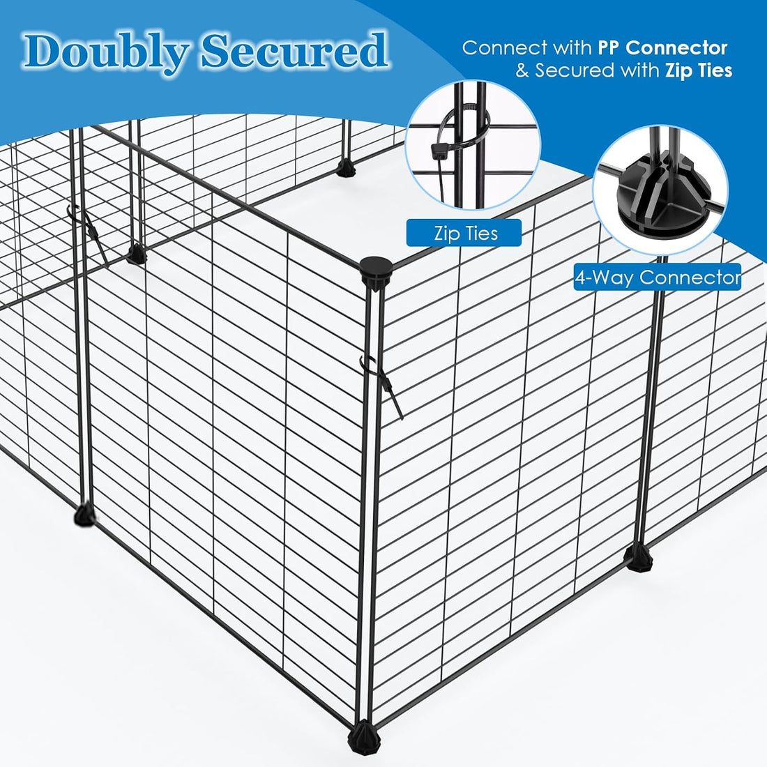 2-Story Guinea Pig Cages with Tarp