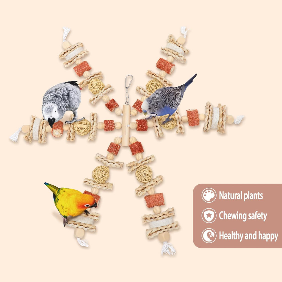 kencunay Bird Toys that is 17.5 Inches in Length