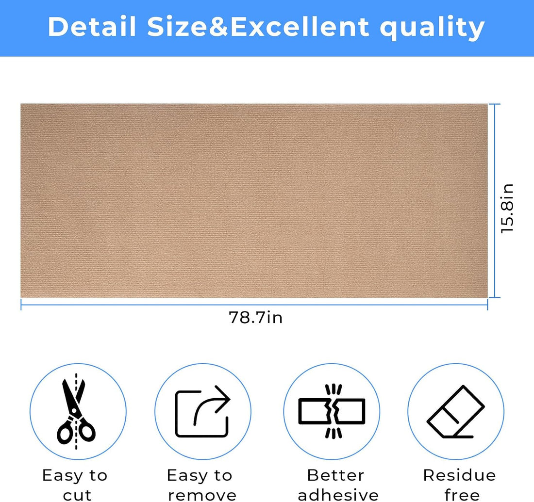 Cat Carpet remnants Cat Scratching Mat Trimmable Self-Adhesive Carpet