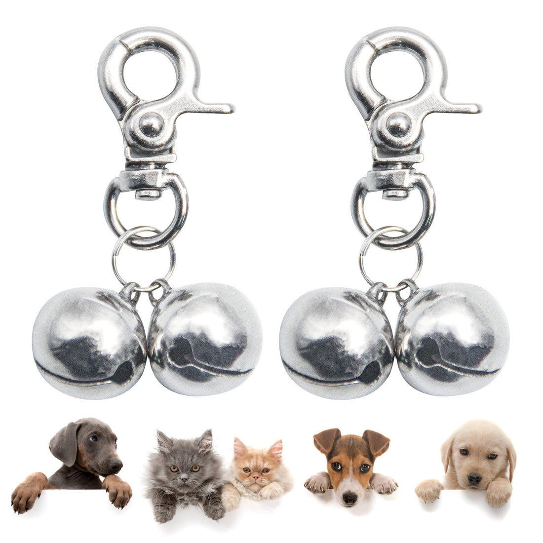 SCENEREAL Bells for Dog Collars