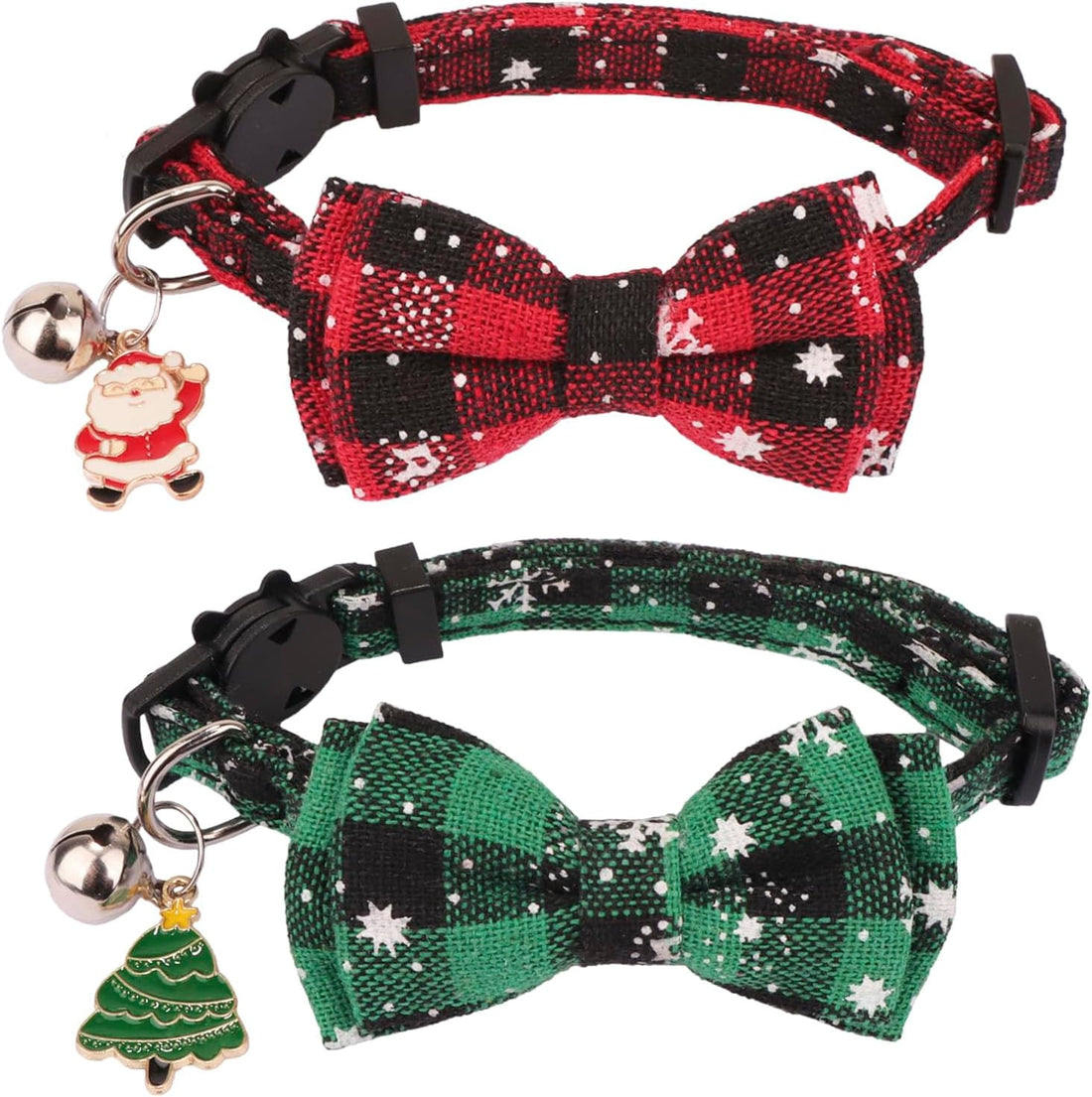 PTDECOR Fall Cat Collars with Bow