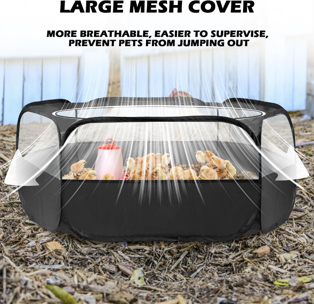 UWE Small Animal Playpen, Waterproof Foldable Pet Playpen