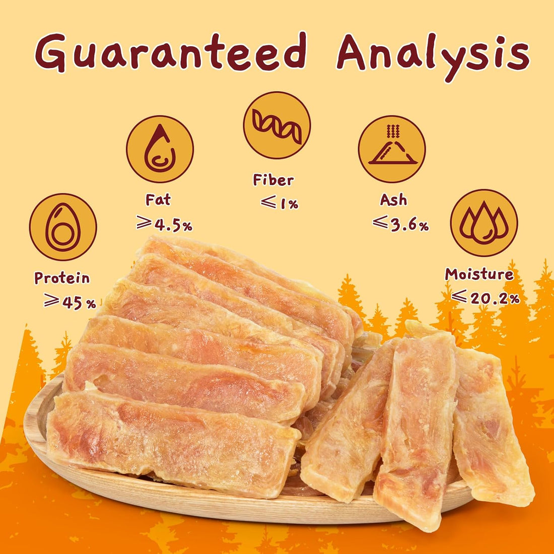 Jungle Calling Chicken Jerky Dog Training Treats, High Protein