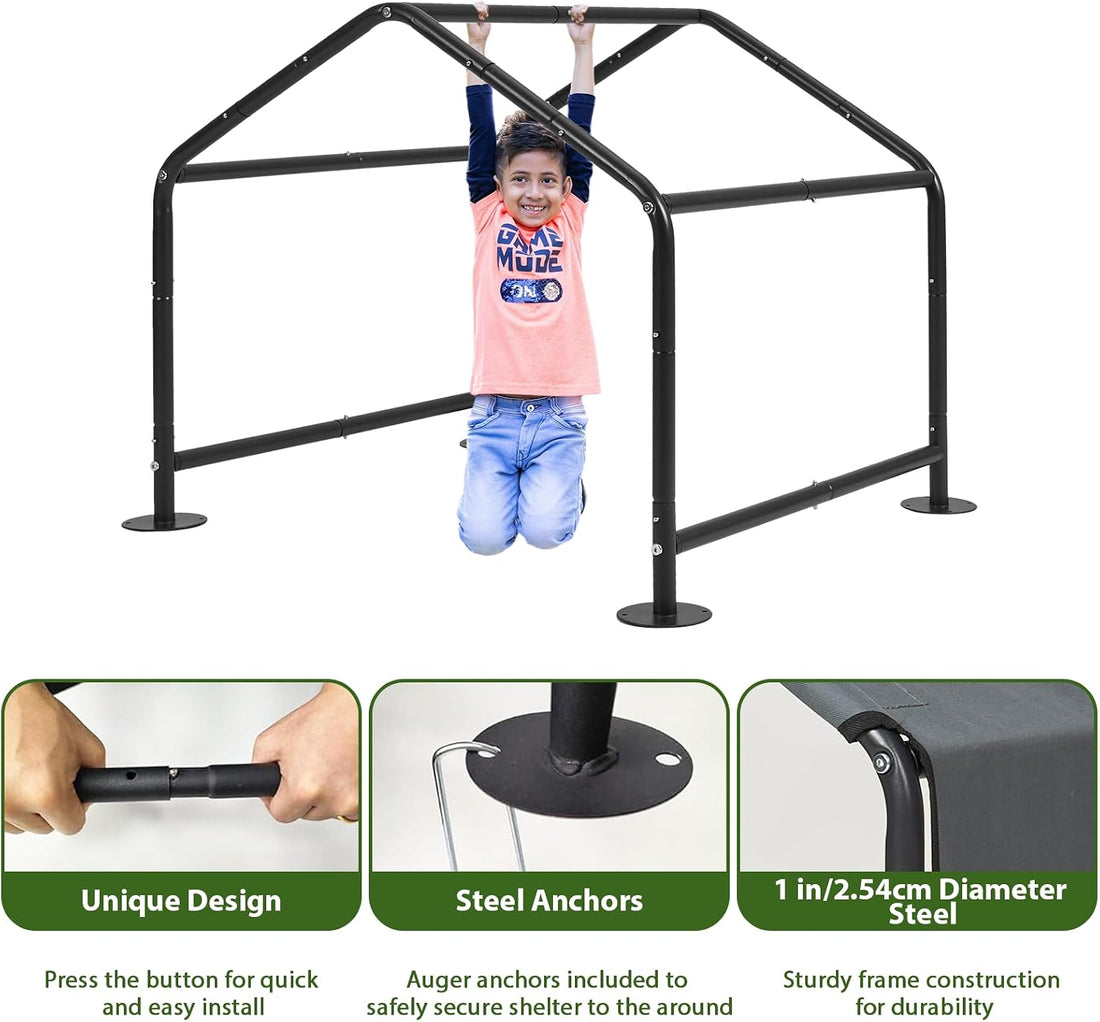LitaiL Dog Shades for Outside - Outdoor Dog Kennel for Small Dogs
