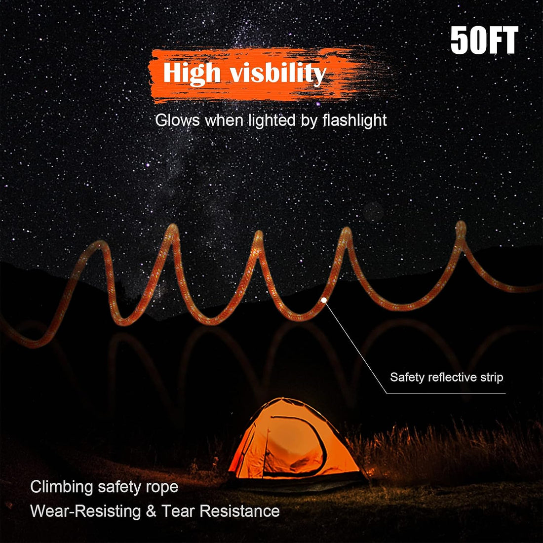 Upgraded Dog Tie Out Cable for Camping