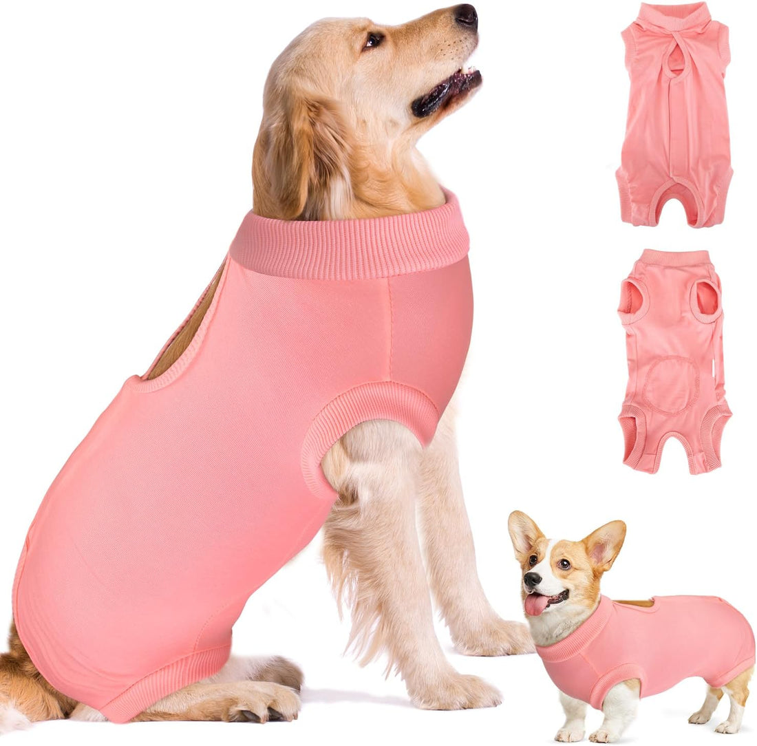 SlowTon Dog Recovery Suit, Surgery Recovery Suit for Female Male Dogs