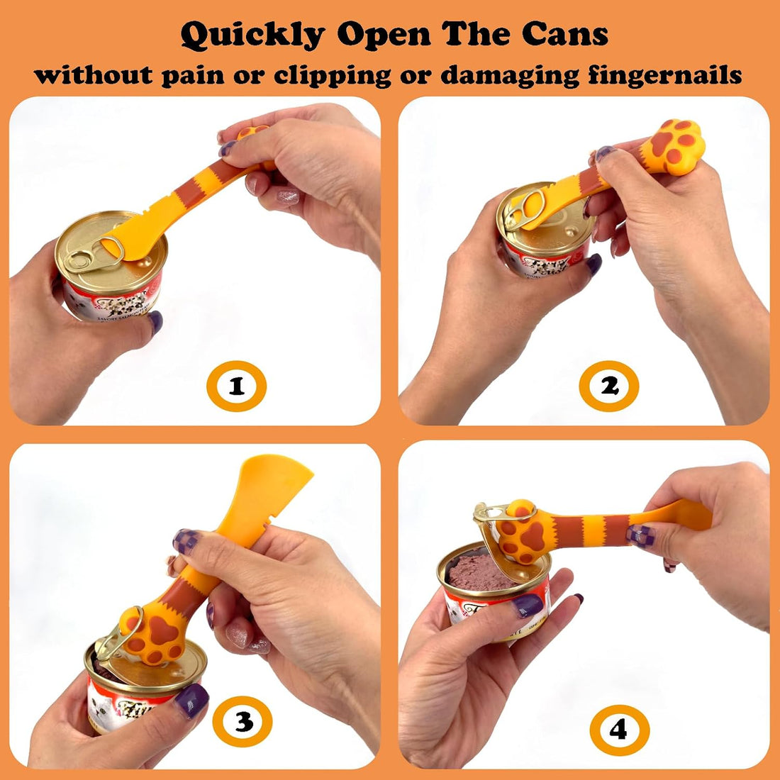 Joyinjojo 2 Pack Dog Cat Food Spoon Spatula