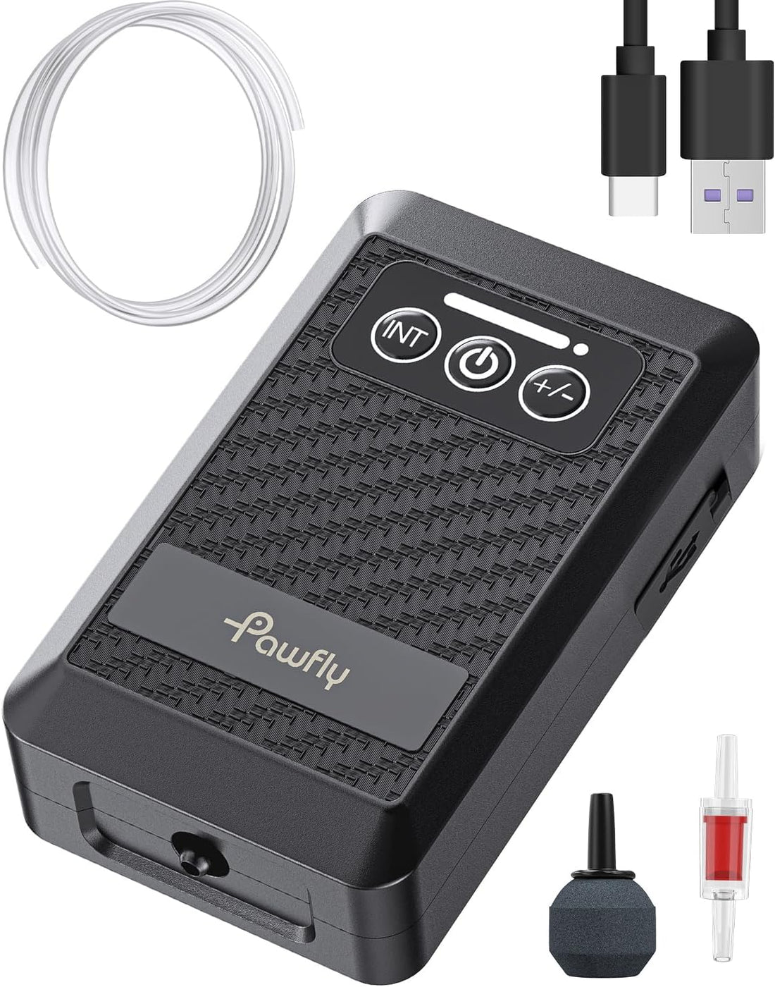 Pawfly Aquarium Lithium Battery Powered Air Pump USB Rechargeable