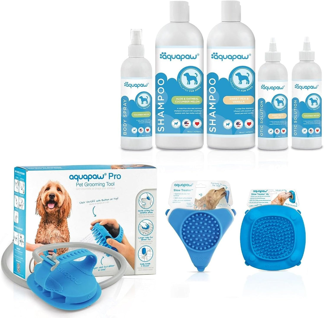 Aquapaw Lick Mat for Dogs with Suction Cups - XL, Blue, 1-Pack