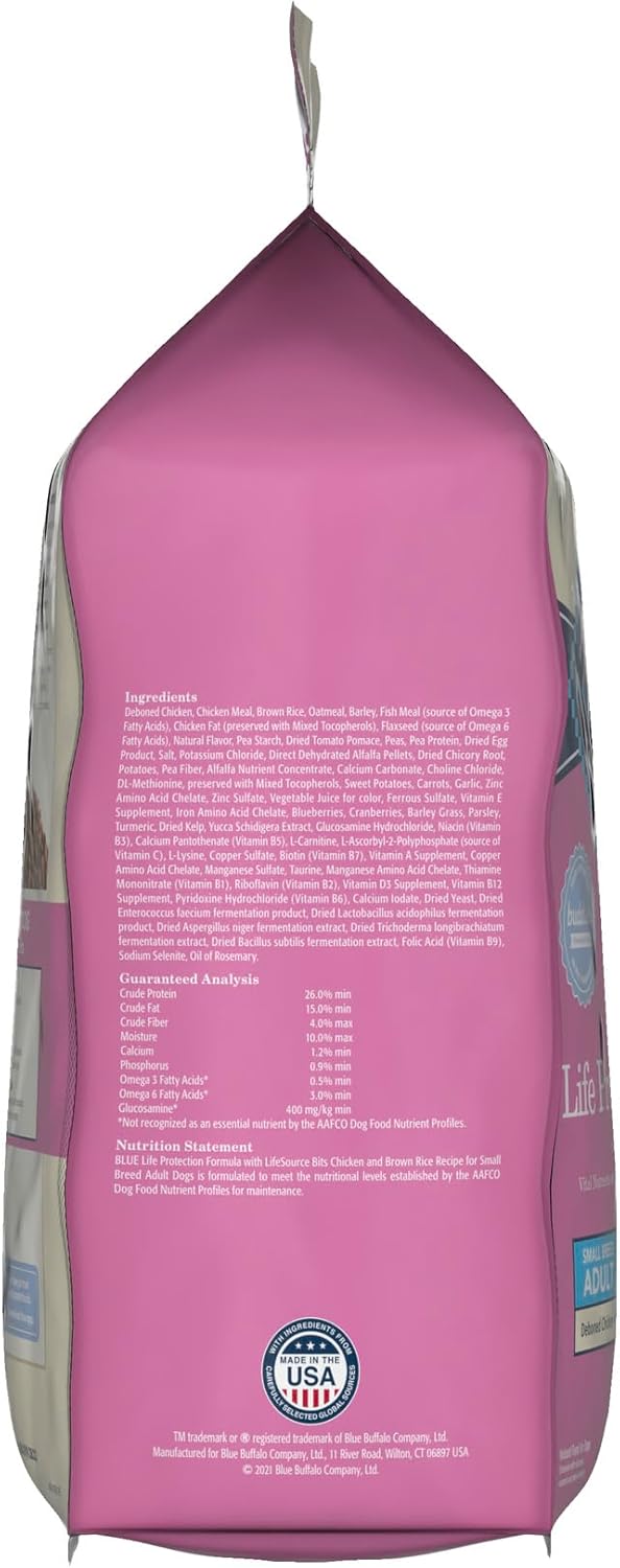 Blue Buffalo Life Protection Formula Chicken & Brown Rice Small Breed