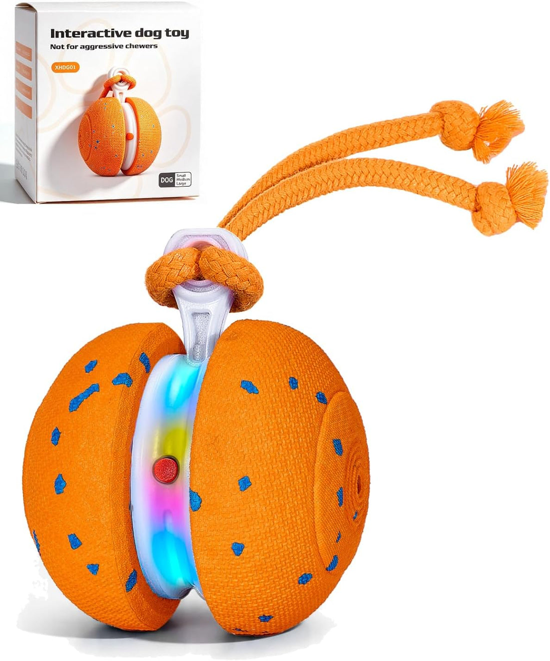 osou Interactive Dog Toy, Automatic Moving Dog Ball Toy with 2 Speed