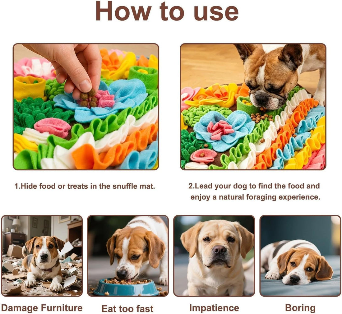 19.5" Large Snuffle Mat for Dogs - Dog Sniff Mat