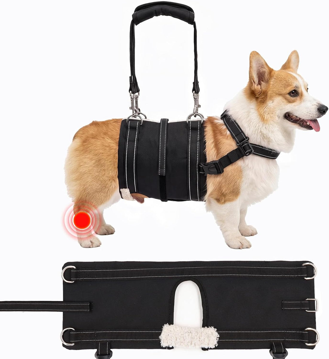 CWV Adjustable All Dog Lift Harness for Large Dogs