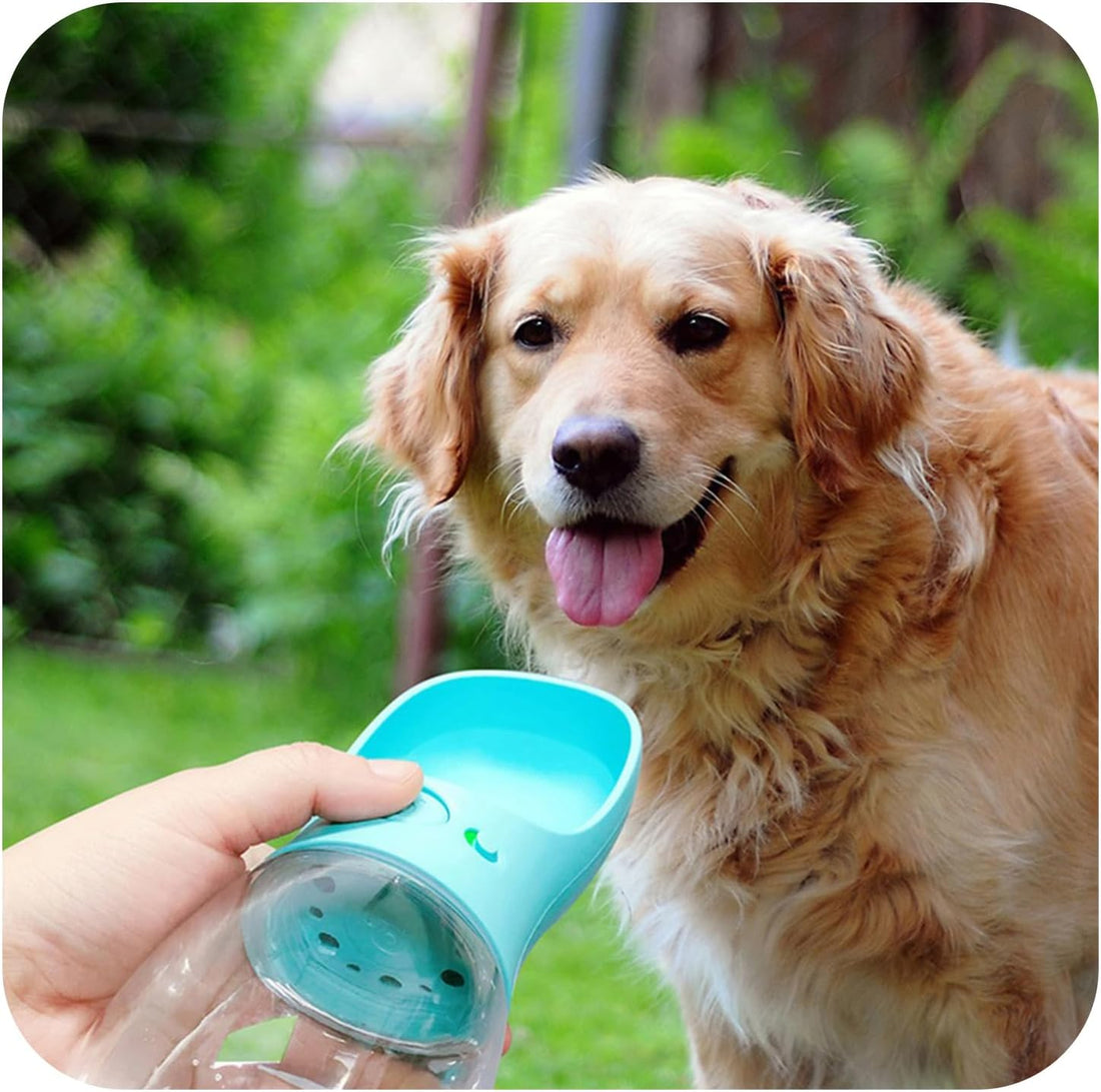 Portable Dog Water Bottle with Bowl – Leak Proof