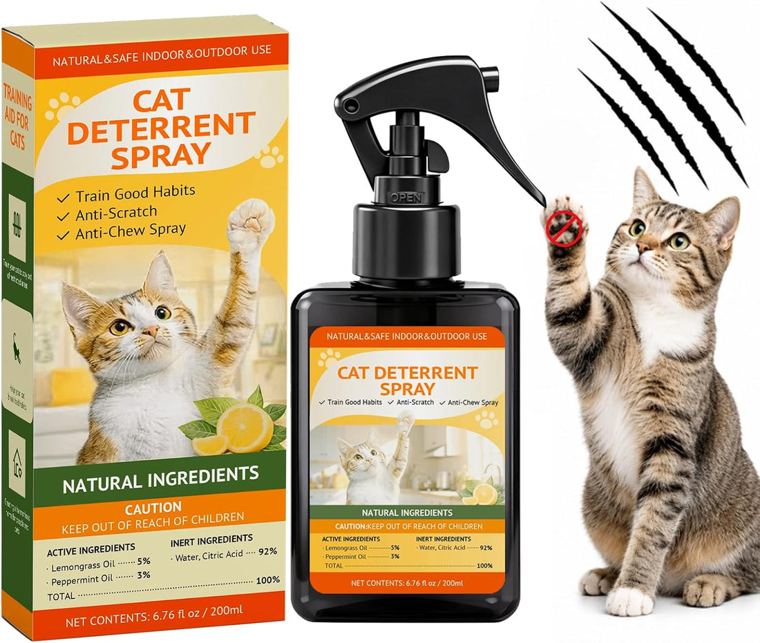 6.76 Fl Oz / 200ml Cat Deterrent Spray for Scratching & Chewing