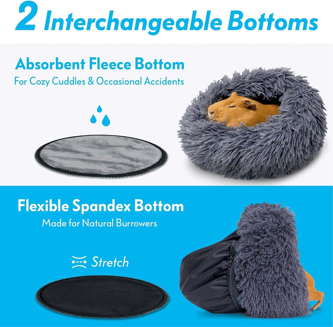 Paw Inspired Furr-O Burrowing Pet Bed Enrichment, Removable Base