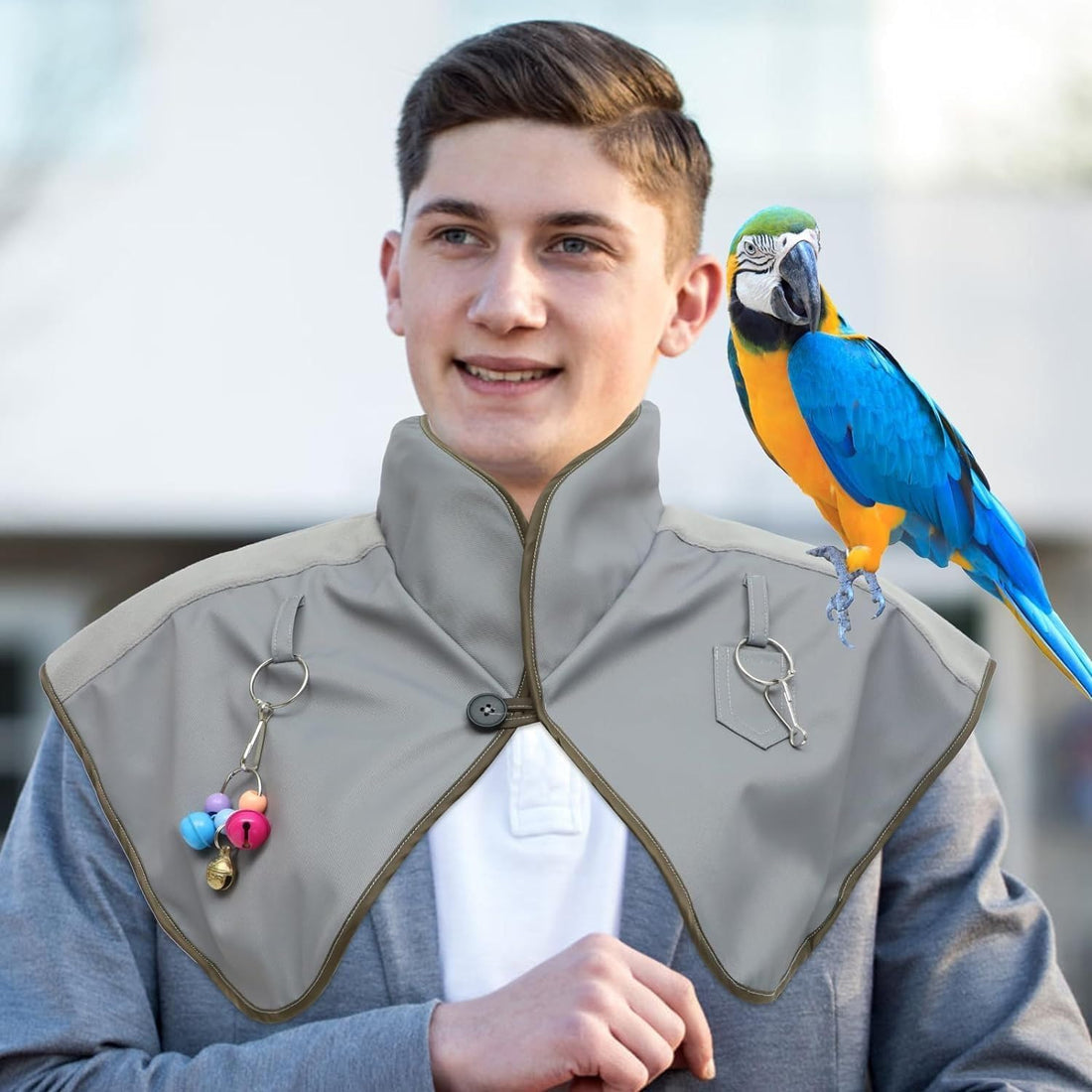 SEZDEKI Parrot Anti-Scratch Shoulder Protector with Hang Bird