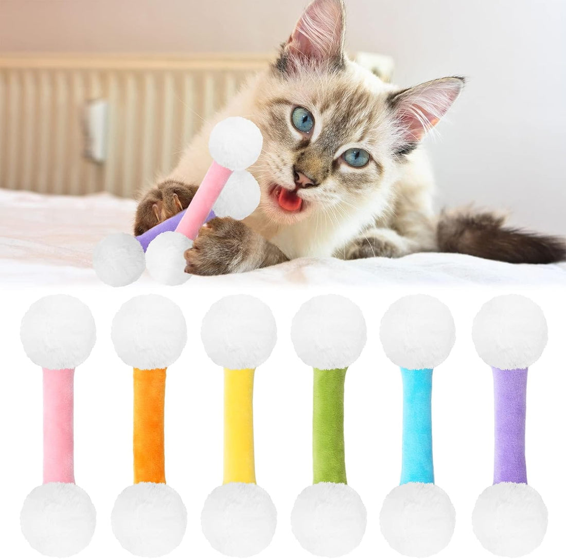 CiyvoLyeen Plush Lizard Catnip Toys for Indoor Cats 4 Pack