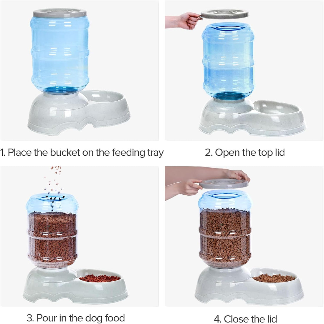 Kenond 11L Gravity Automatic Dog Feeder