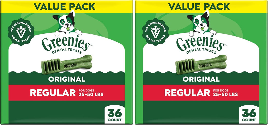 Greenies Veterinarian-Recommended Adult Natural Dental Dog Treats