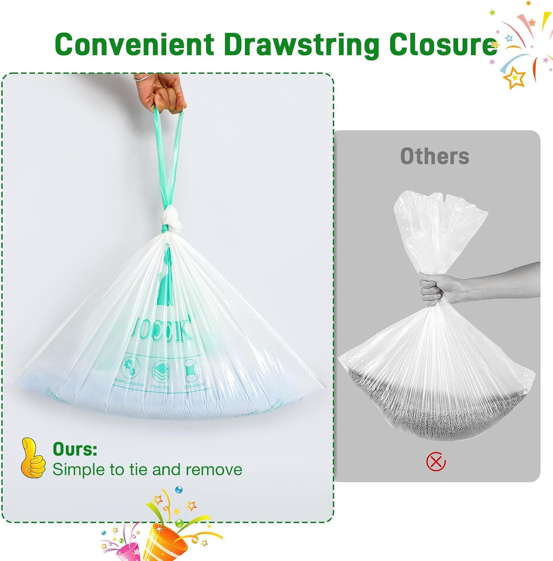 Drawstring Litter Box Liners Compatible with Robot