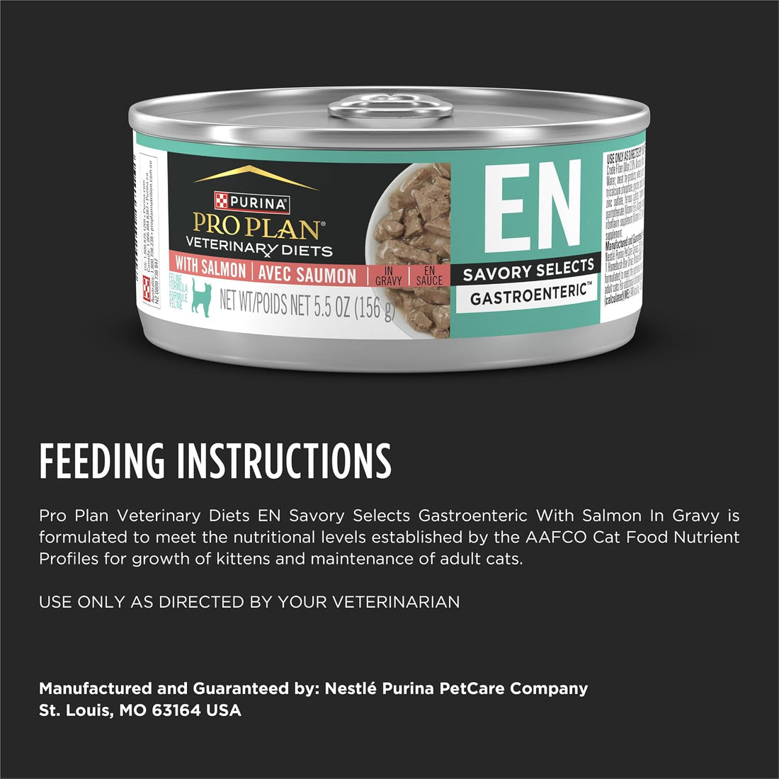 Purina Pro Plan Vet Diets EN Gastroenteric Cat Food (24) 5.5 oz