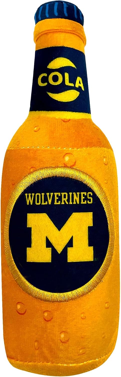 NCAA Notre Dame Fighting Irish Beer Bottle Plush Dog & CAT Squeak Toy
