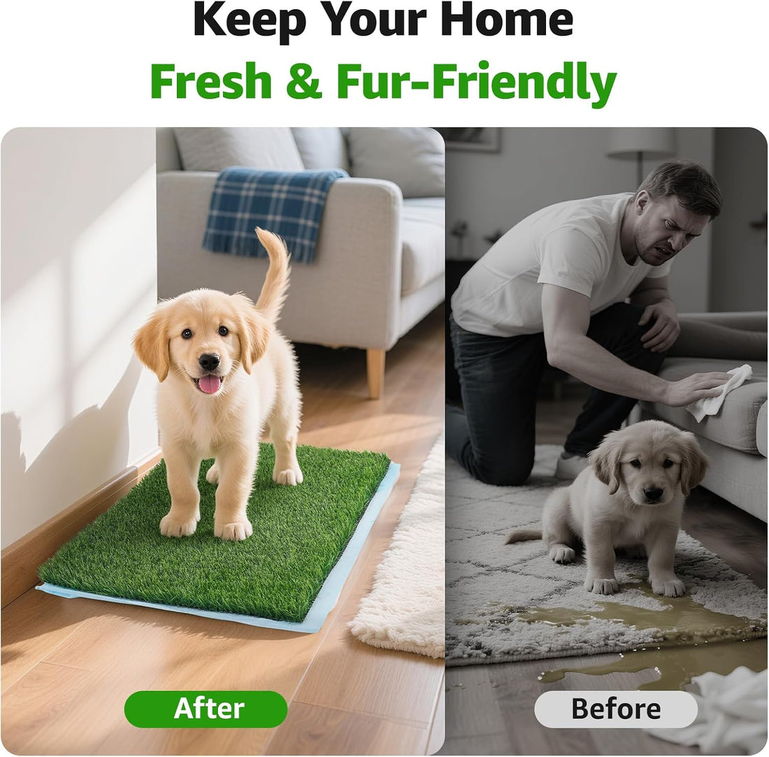 Artificial Grass Pee Pads for Dogs Puppy Potty Training to Pee