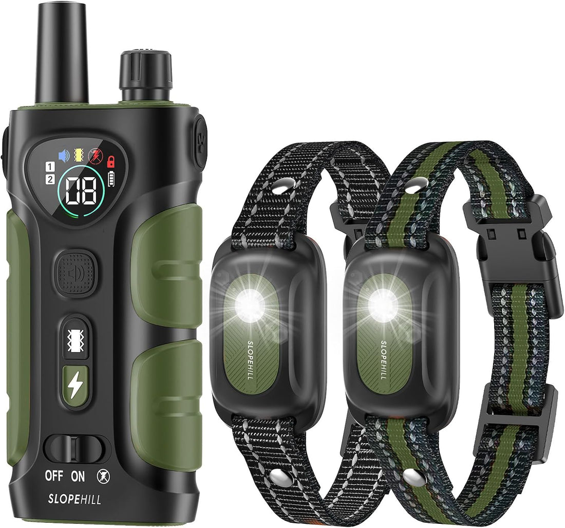 SLOPEHILL Dog Shock Collar 2 Dogs,4200FT Dog Training Collar