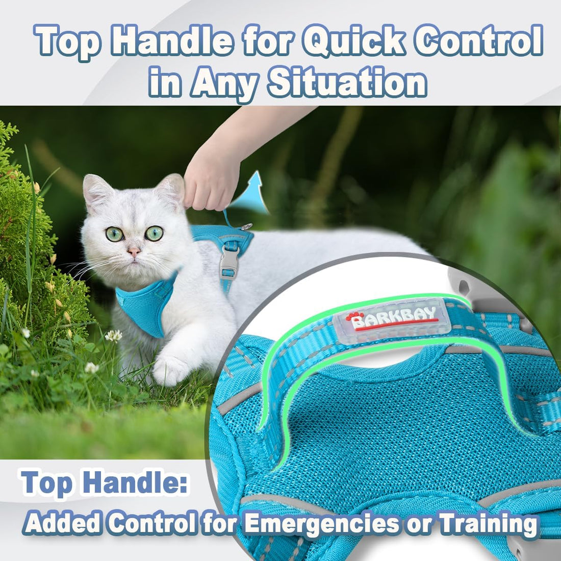 Cat Harness and Leash Set Escape Proof for Kitten Walking