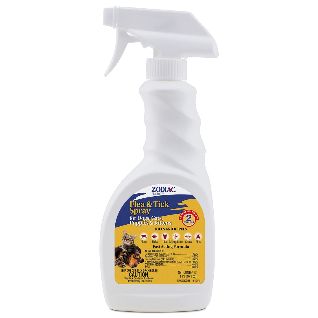 Zodiac Flea & Tick Spray for Dogs, Cats