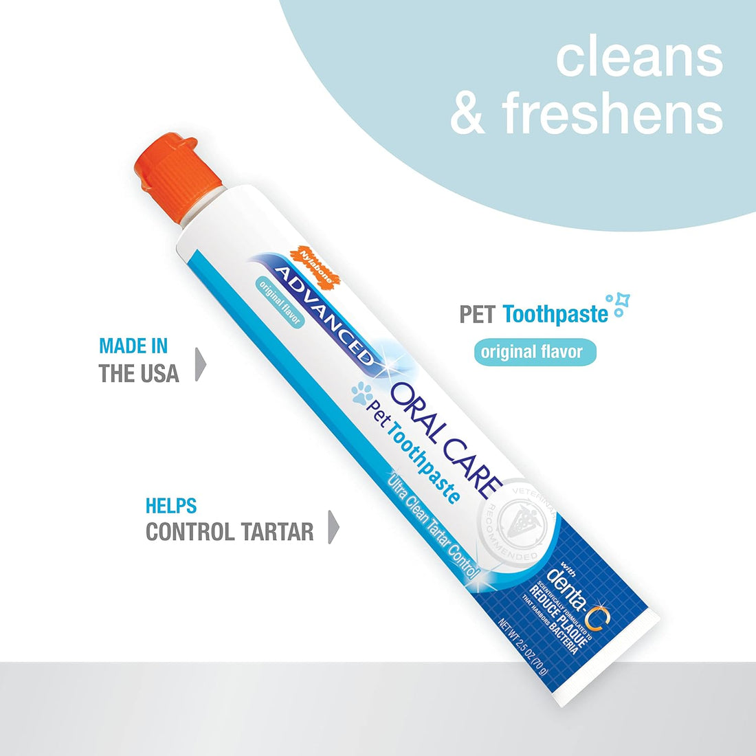Nylabone Advanced Oral Care Tartar Control Dog Toothpaste Original