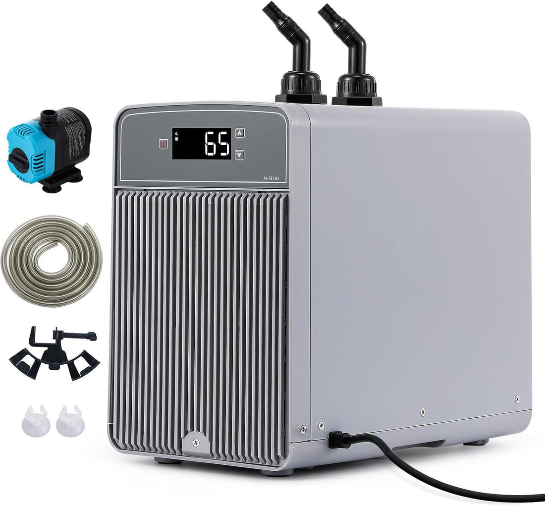 BAOSHISHAN 1/10 HP Aquarium Chiller 42 Gal 160L Water Cooling System