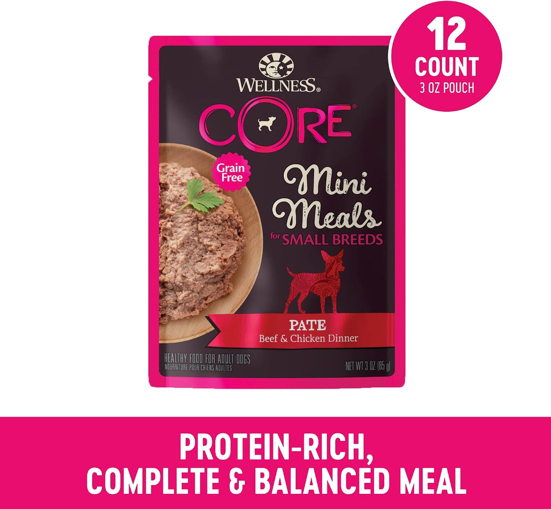 Wellness CORE Small Breed Mini Meals Pate Adult Wet Dog Food
