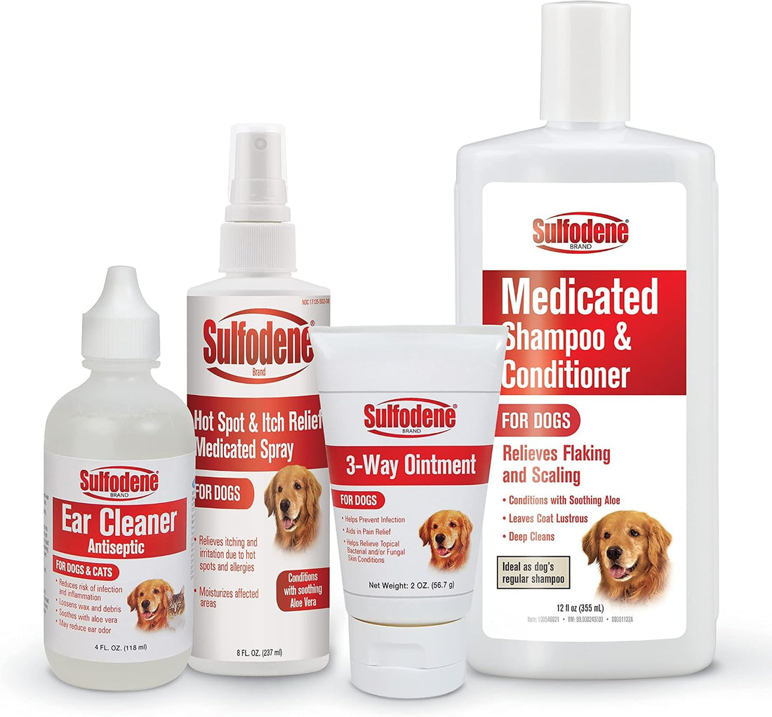 Sulfodene Medicated Shampoo & Conditioner for Dogs 12oz