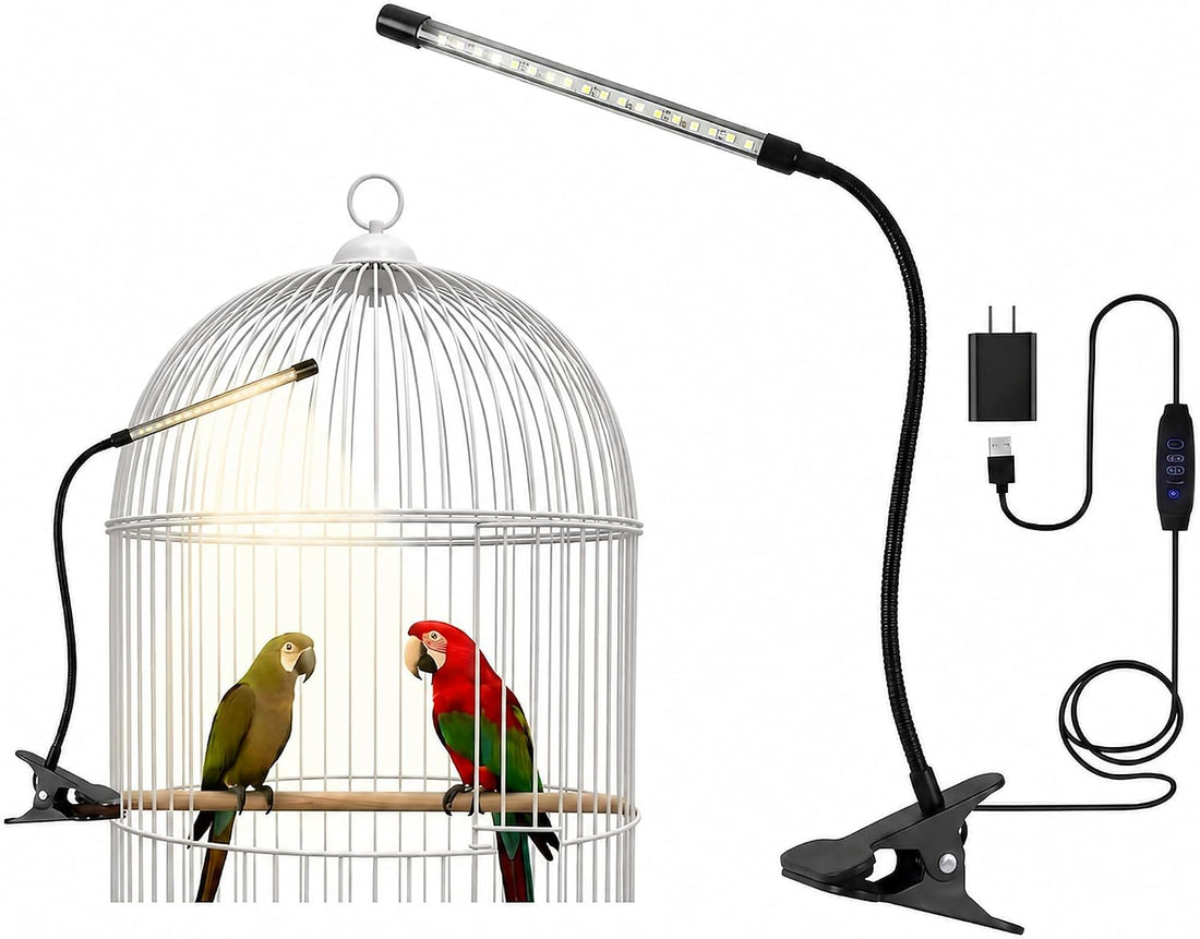Bird Light Timer, 10-Level Dim, Sunlight Simul