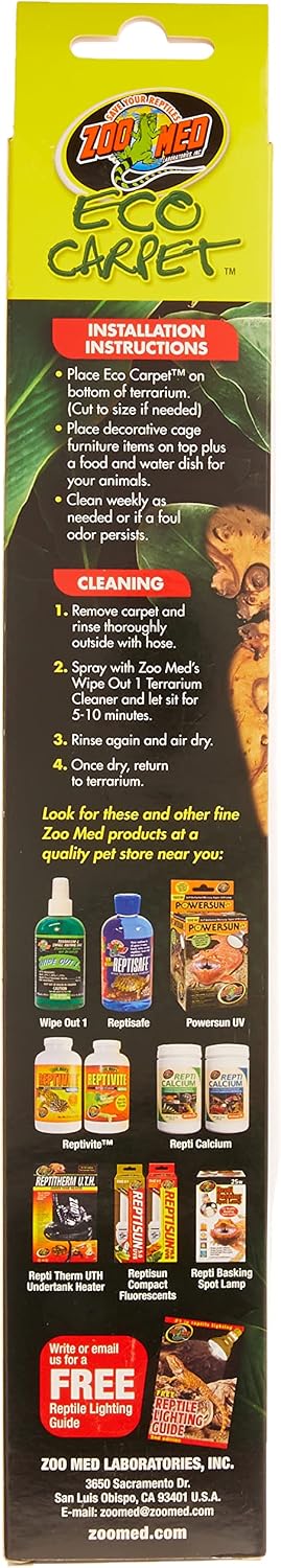 Zoo Med Eco Carpet for 40 Gallon Tanks
