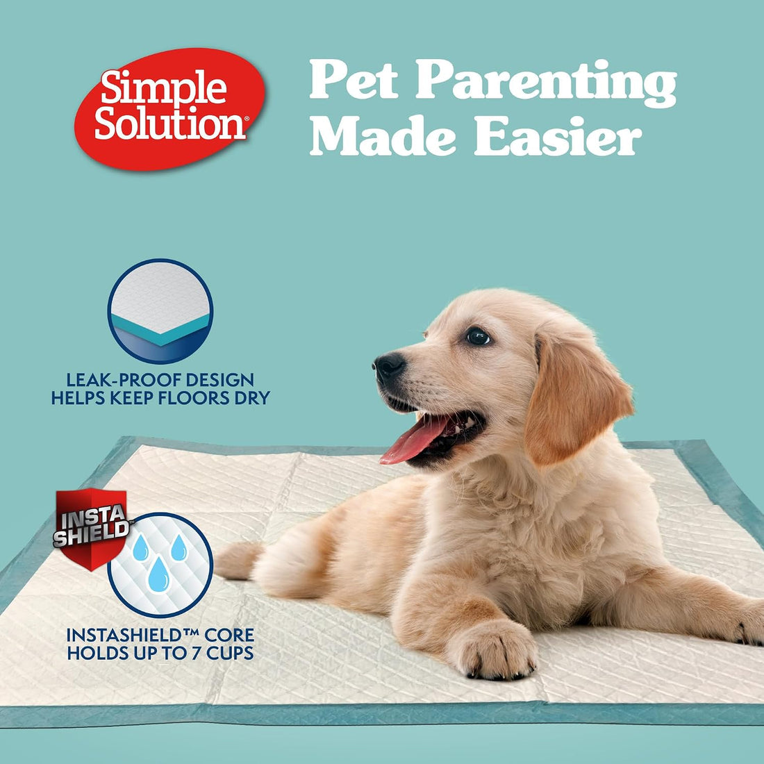 Simple Solution Extra Large Pee Pads For Dogs, Puppy Potty Training