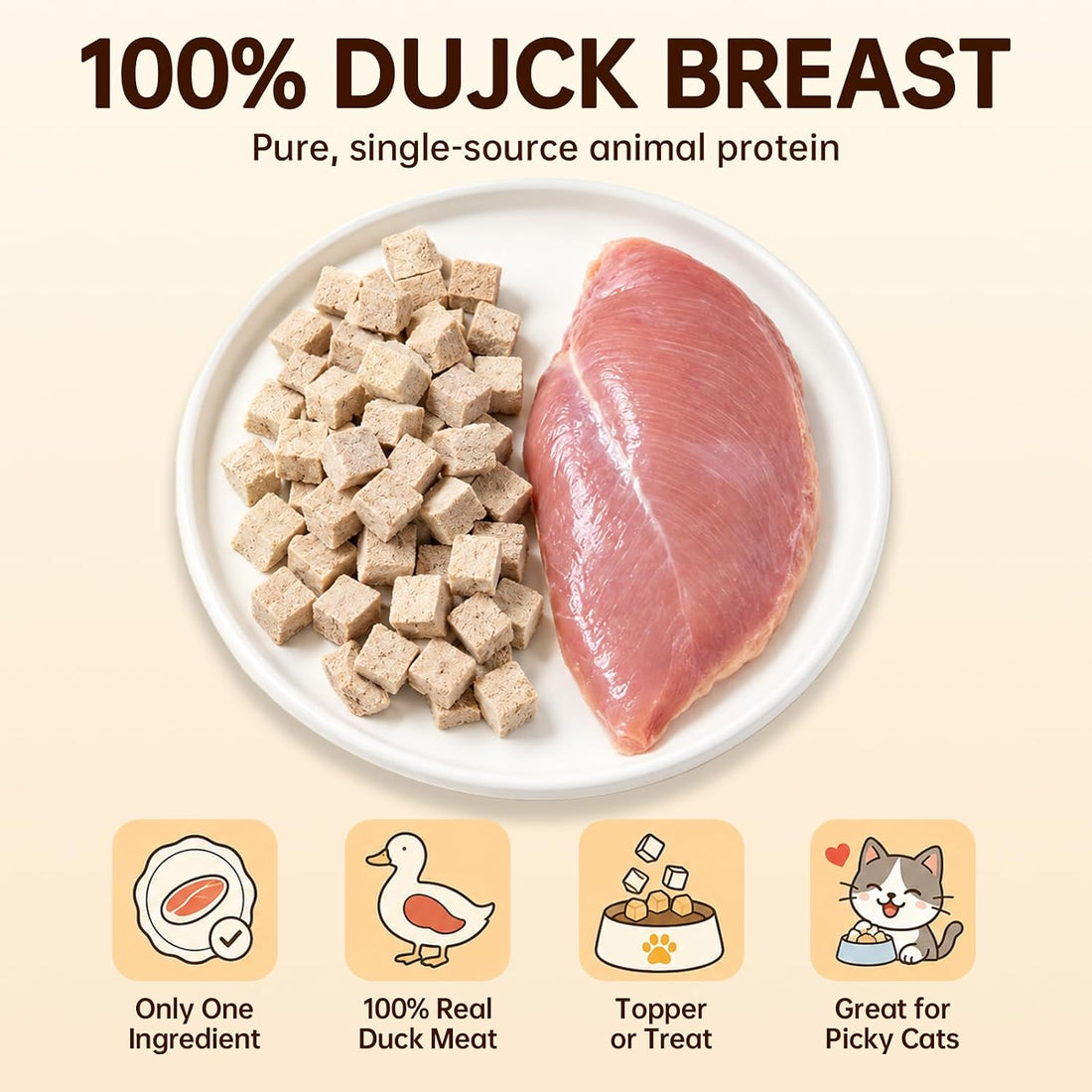 Freeze Dried Chicken Cats & Dogs Treats,Single Ingredient