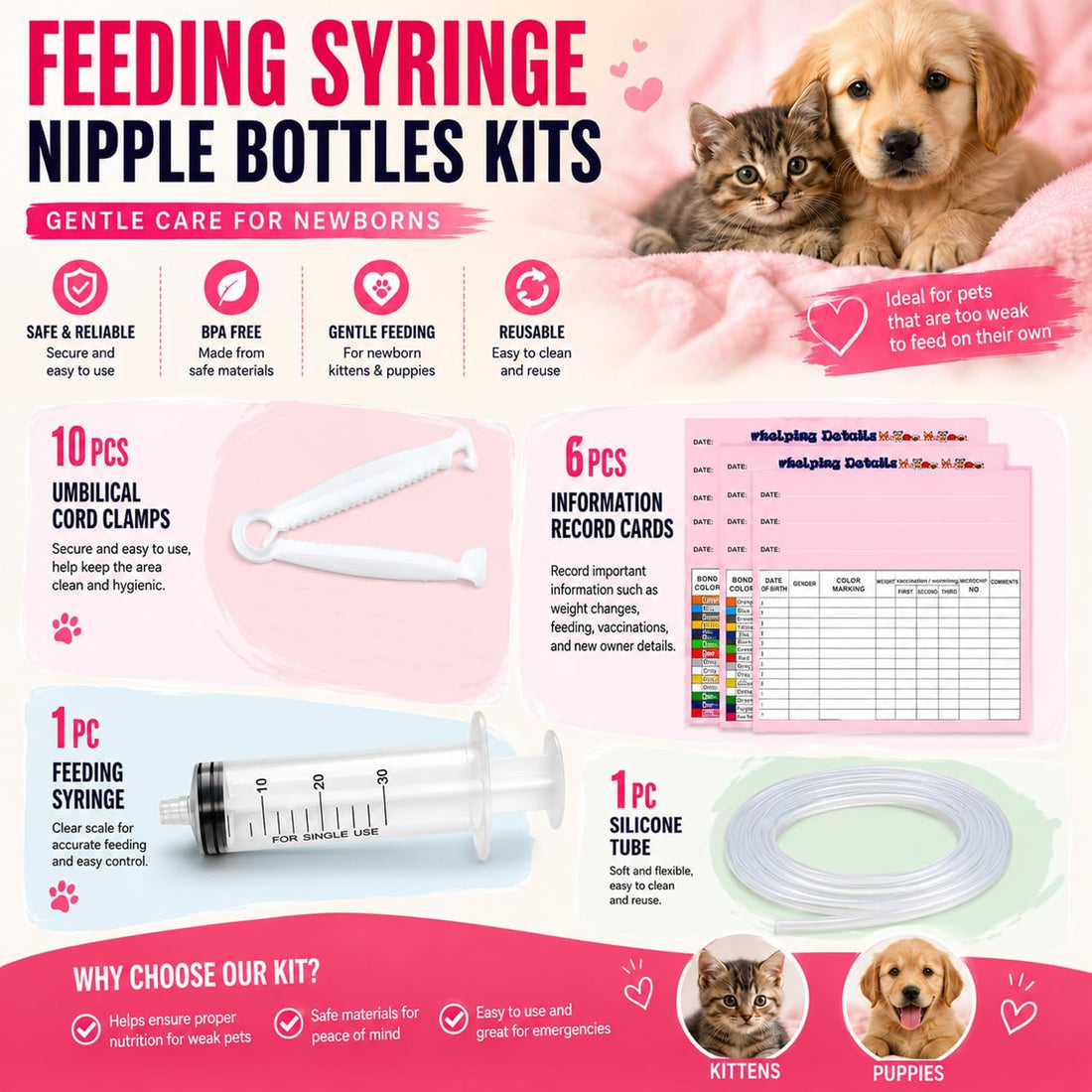 kewen Puppy Kitten Whelping Supplies
