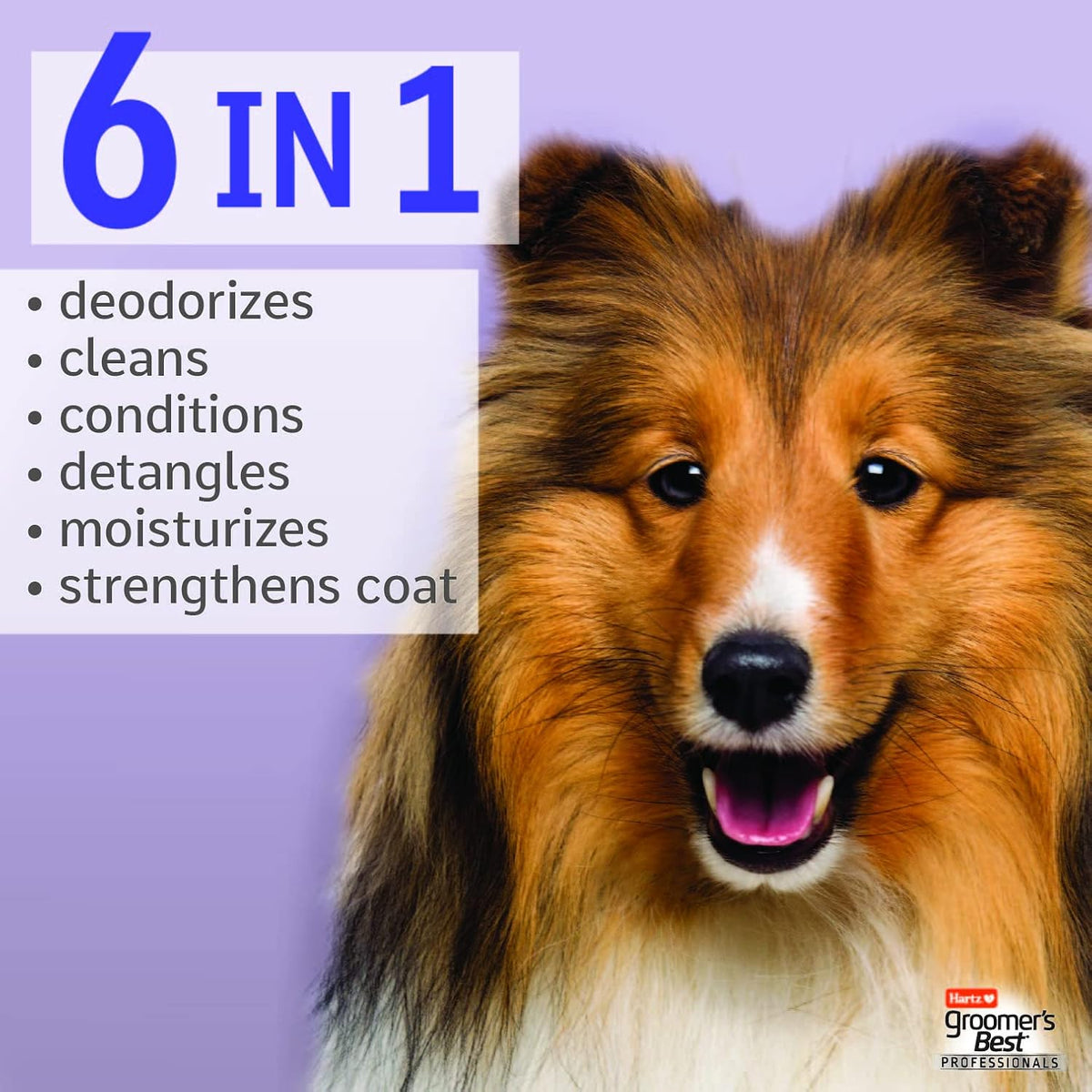 Hartz Groomer's Best Professionals 6-in-1 Dog Shampoo and Conditioner