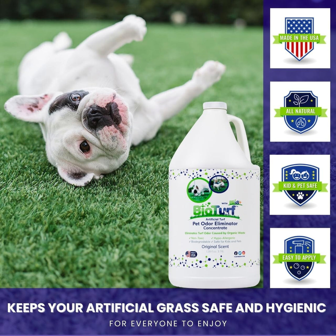BioTurf BioS+ Turf Cleaner for Pet Urine Outdoor