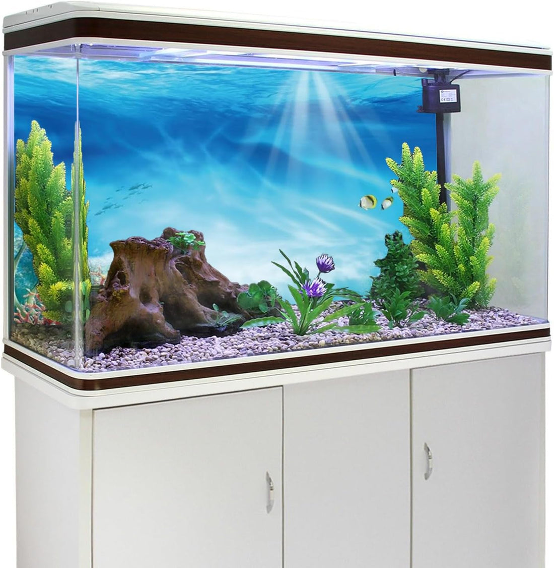 Undersea Aquarium Backdrop Underwater Coral Fish Tank Background